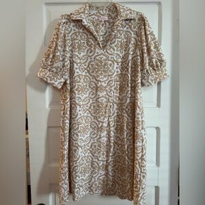 Jude Connally Painted Tile Sand Emerson Dress